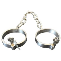 plug key steel wrist ankle cuffs