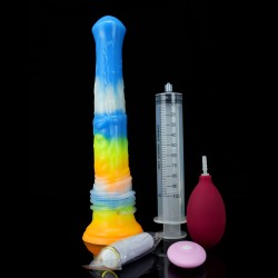 triple function squirting luminous dildo 01