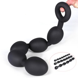 ultra soft liquid silicone anal beads