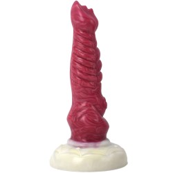 white base hellfire silica gel dildo 06