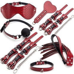 crocodile pattern bondage 7 pcs pack